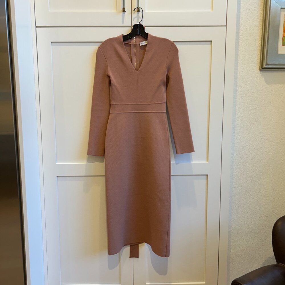 Scanlan Theodore Crepe Knit Dress size small